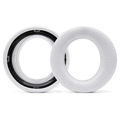 WC Freeze Pulse Elite - Cooling Gel Earpads for PS5 Pulse Elite | Made by Wicked Cushions | Thicker Cushion & Wider Opening | White - color: White