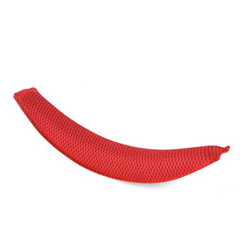 Geekria Mesh Fabric Headband Pad Compatible with Logitech G430, G930, F450 Headphones, Replacement Band Repair Part (Red). - color: Red
