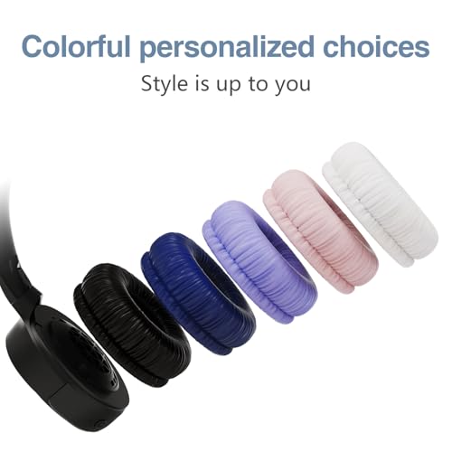 Replacement Ear Pads for JBL Tune 510BT/520BT/570BT/660NC Headphones, Black | Compatible with JBL Live 460NC/670NC,JBL Junior JR 320 320BT/310BT/300BT, Sony WH-CH520/MDR-ZX110 and More Headphones