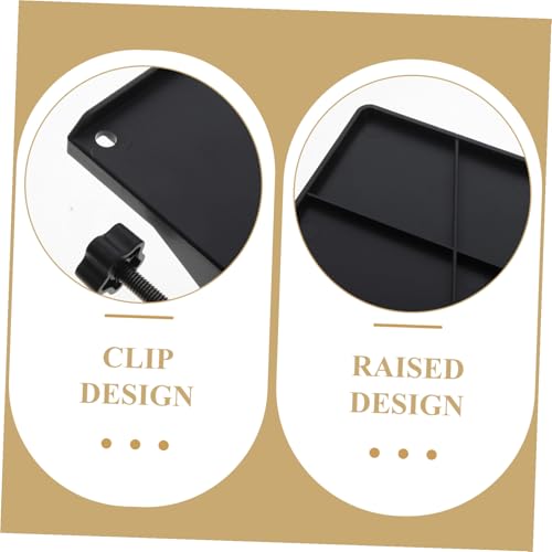 Sound Card Tray Speaker Table Clamp-on Rack Tray Phone Tripod with Microphone Guitar Pick Speaker Mount Kickstand for Cell Phone Shelf for Speaker Stand Drum Machine Desktop Metal