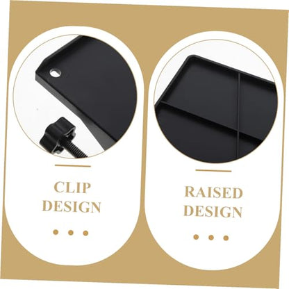 Sound Card Tray Speaker Table Clamp-on Rack Tray Phone Tripod with Microphone Guitar Pick Speaker Mount Kickstand for Cell Phone Shelf for Speaker Stand Drum Machine Desktop Metal