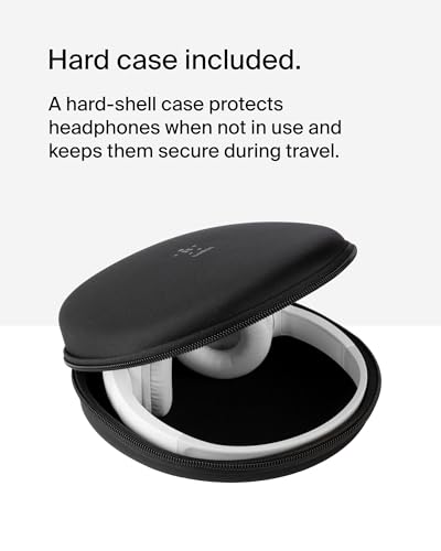 Belkin SoundForm Mini Bluetooth Kids Headphones with Case, 30H Battery Life | Toddler headphones, carrying case included, 85dB volume limiter, built-in mic, iPad, Android tablet, school - color: White, style: Wireless (USB-C) + Case