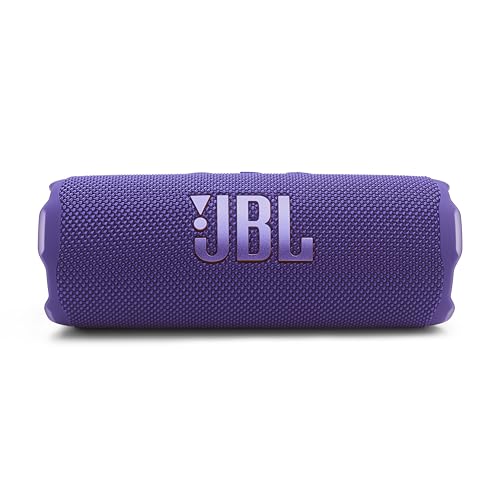 JBL Flip 7 Portable Bluetooth Speaker, Waterproof and Drop-Proof - Purple | Up To 16 Hours Playtime, IP68 Dustproof Build, Clip-On Loop, USB C Lossless Audio, Links With Other Speakers For Outdoor Use - color: Purple
