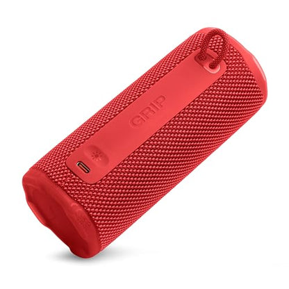 JBL Grip Portable Bluetooth Speaker, Waterproof, Ambient Light - Red | Up to 14 Hr Playtime, AI Sound Boost, IP68 Waterproof And Dustproof, Drop-Proof, App Control, Ideal For Outdoor And Travel - color: Red