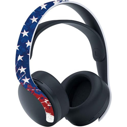PlayVital Full Set Skin Decal for ps5 Console Digital Edition, Sticker Vinyl Decal Cover for ps5 Controller & Charging Station & Headset & Media Remote - Impression US Flag - color: Impression US Flag