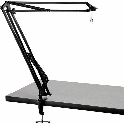 Heil Sound PR 40 Dynamic Cardioid Studio Microphone Bundle with PRSM Shock Mount (Black), Two-Section Broadcast Arm and Microphone Cable