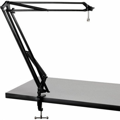 Heil Sound PR 40 Dynamic Cardioid Studio Microphone Bundle with PRSM Shock Mount (Black), Two-Section Broadcast Arm and Microphone Cable