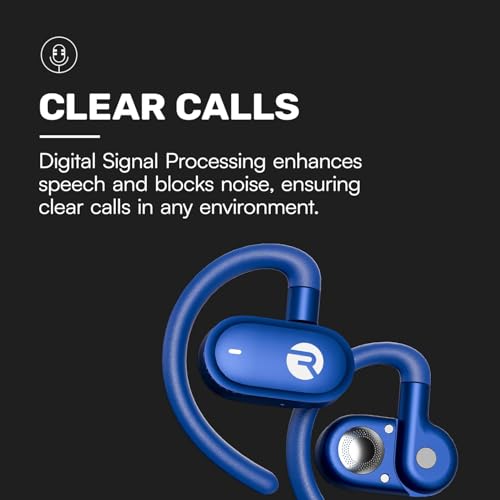 Raycon Fitness Open Ear Earbuds – Open Ear Headphones, Earbuds Wireless Bluetooth, Running Headphones, Sweat & Water-Resistant Earphones, 40 Hours Battery Life (Mint) - color: Mint