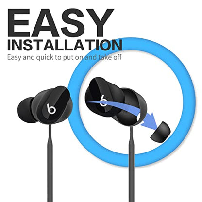 Anti-Lost Strap for Beats Studio Buds, Sports Anti-Slip Soft Silicone Lanyard Accessories Compatible with Beats Studio Buds Bluetooth Headphones Neck Rope Cord (Black)
