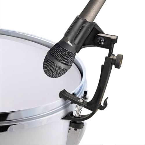Hitefu Drum Microphone Clip, 4 Pcs | Drum Stand Mic Clamp, Universal Microphone Clamp, Shock-resistance, Securing Clip