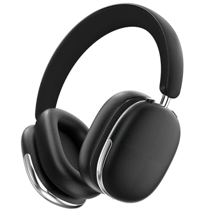Active Noise Cancelling Headphones,Pure Bass Sound,Bluetooth 5.4 Wireless Headphones,Up to 120H Battery Life and Speed Charge,Hi-Res Audio,Transparency Mode,for Gym Cycling Work Gift(Black)