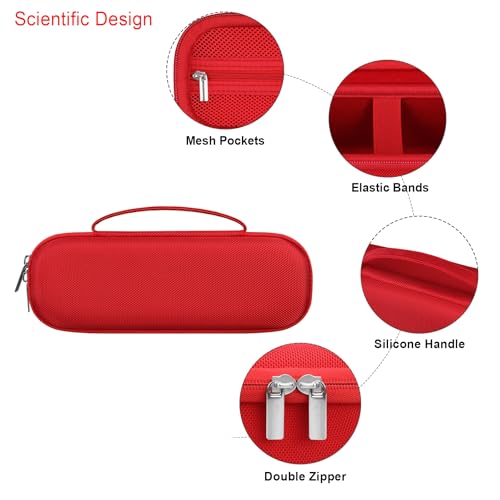 Carrying Case for Beats Pill - Portable Bluetooth Speaker/Beats Pill x Kim - color: Red