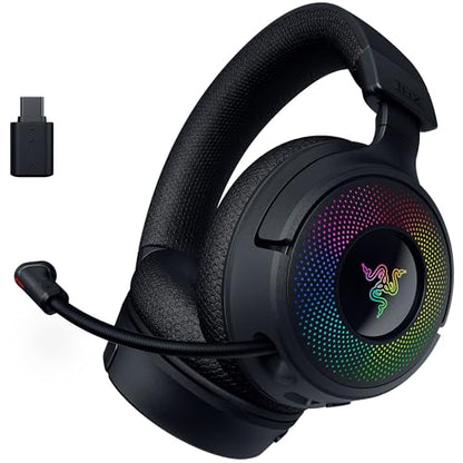 Razer Kraken V4 Wireless 2.4GHz, Bluetooth, USB Gaming Headset, Black