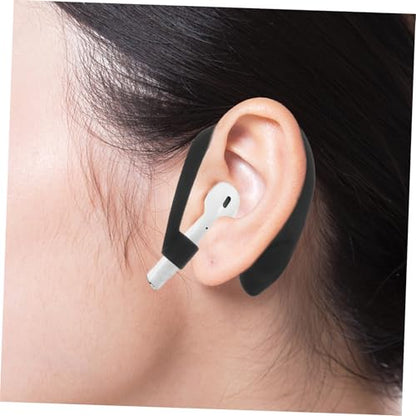 balacoo 1pair Silicone Ear Hooks for Earbuds -Lost Secure Holder for Earphones Comfortable Fit Design Compatible Various Models