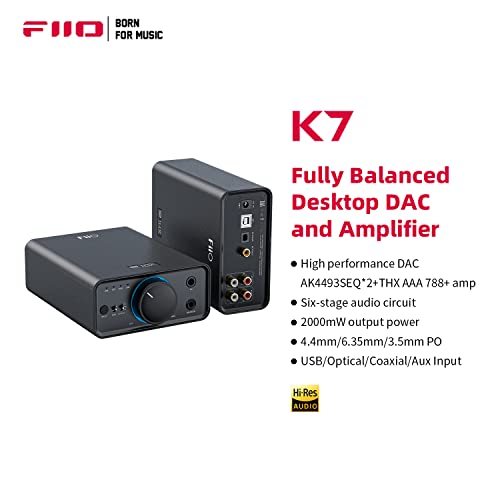 FiiO K7 Desktop DAC and Amplifier - color: Black