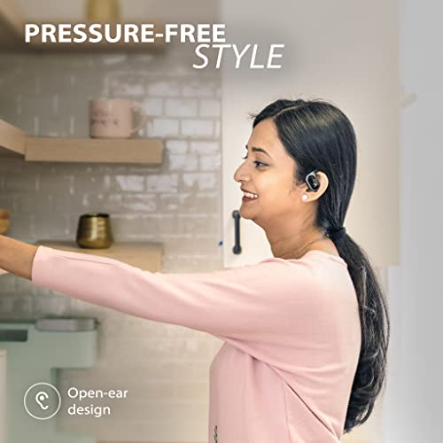 Avantree Breeze - Open-Ear Bluetooth 5.2 Earbuds with Wrap Around Ear Hooks, Over-Ear Design, Comfortable & Secure Fit, and Surroundings Awareness, Perfect for Hiking, Running, and Workouts