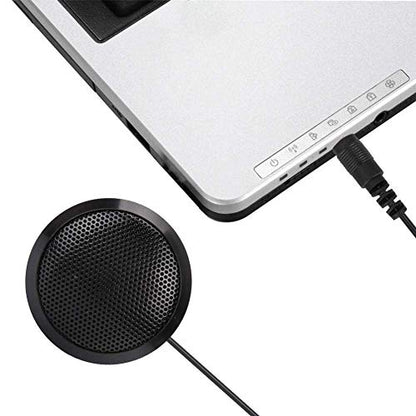 USB Conference Microphone,3.5mm Plug and Play Computer Mic for Desktop Computer and Laptop,360° Omnidirectional Mic for Meeting, Skype, Recording, Chatting, Gaming