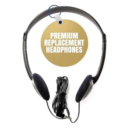 SuperEar Replacement Headphones - Hearing Amplifier, Lightweight & Portable
