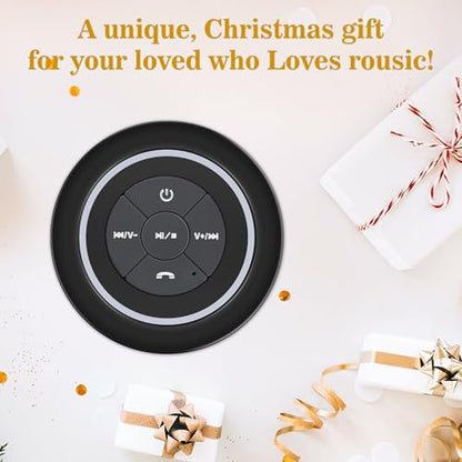HAISSKY Bluetooth Shower Speakers, Portable Wireless Speaker with Suction Cup, IP67 Waterproof Speaker Pairs Easily to Phones, Tablets, Computer, Gift for Men & Women