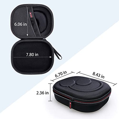 XANAD Hard Case for JBL Tune 720BT/770NC/710BT/760NC/700BT/750BT/510BT/660NC/520BT/500/E45BT and JBL Live 770NC/660NC/650BT/460NC/670NC/400BT/500BT and Wireless Headphone,Black - color: Black Outside+Black Inside