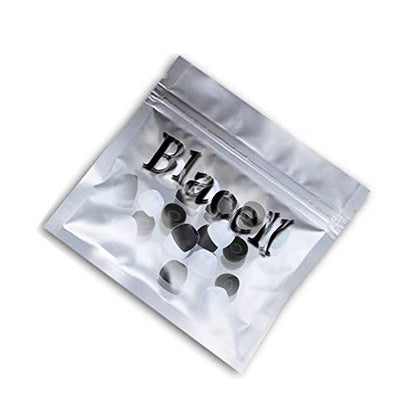 20 Pcs Medium Silicone Earbud Cap Tip Cover Replacement - 10 Black, 10 Clear Title
