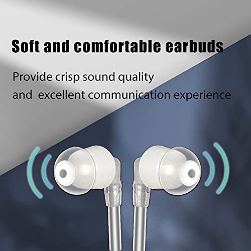 Retevis Walkie Talkie Earpiece, for RT22/RT68/RT21/H777/RT19/RT15 | Acoustic Tube, Coil, Compatible with Pxton, Baofeng, Kenwood 2 Way Radio, Security Walkie Talkie Headset(10 Pack)
