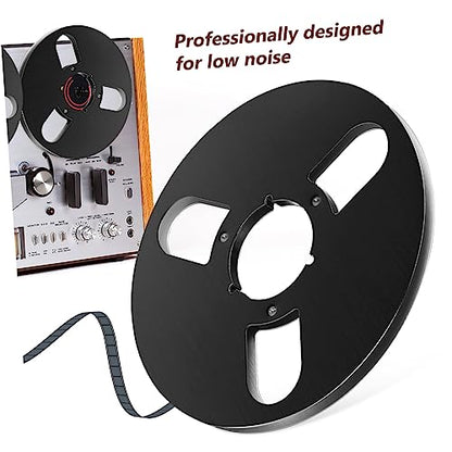 Empty Take up Reel 3 Holes Aluminum Alloy Recorder Tape Spool