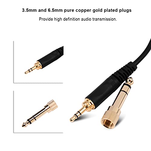 ciciglow for Sennheiser HD Headphones Replacement Coil Cable: Spring Wire for HD25/560/540/480/430 - High Definition Audio Transmission - Avoids Interference - Convenient to Store