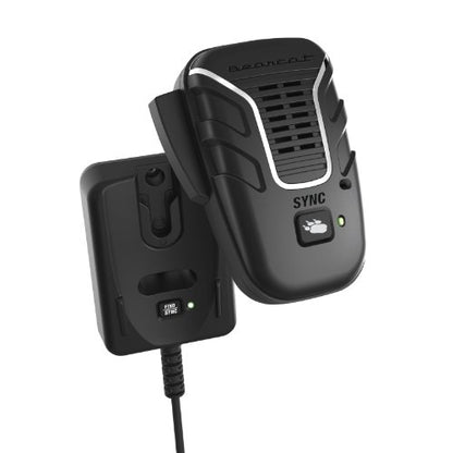 Uniden BC906W Wireless CB Microphone and Speaker in a single unit, Up to 100 Yard Range, Smart Power Save, Active Noise-Canceling Technology, Clear Quality Sound,Black
