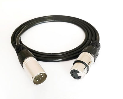 5 Pin XLR Microphone Cable, XLR Connector, Balanced Male to Female Connections for Microphone and Audio Interface (5 Meter/16.4Ft)