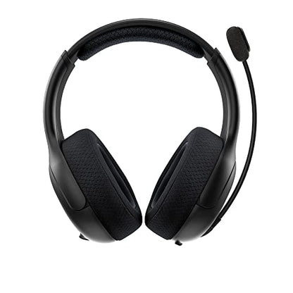 PDP AIRLITE PRO Wireless Power Stereo Gaming Headset with Noise Cancelling Microphone: Compatible with PS5/PS4/PS3 Console/PC Windows 10, Comfortable Lightweight Headphones, Long Battery Life (black)