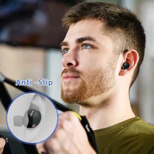 3 Pairs Memory Foam Eartips Ear Buds for Sony WF-1000XM6 & WF-1000XM5, Ear Tips Replacement Sony Ear Piece Foam Tips for WF-1000XM6/XM5 Fit Charging Case(Matt Surface, L) - size: L