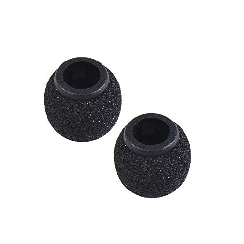 2 Pack Mini Size Lapel Microphone Foam Cover, Lavalier Microphone Windscreen Replacement for Sony Microphone