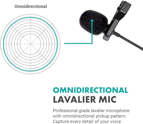 Movo WMX-1-UL-DUO Wireless Lavalier Microphone for Computer, Smartphones, and Tablets- Wireless USB & USB-C Receiver, Transmitter, and Omnidirectional Lav Mic - style: 2 Transmitters