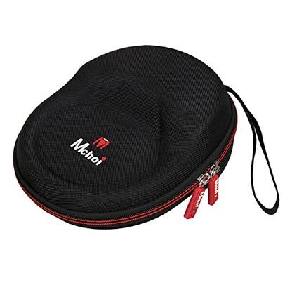Mchoi Hard Protable Case Fits for Logitech H390 / Logitech Zone 301 Wired Headset, Case Only - color: Black