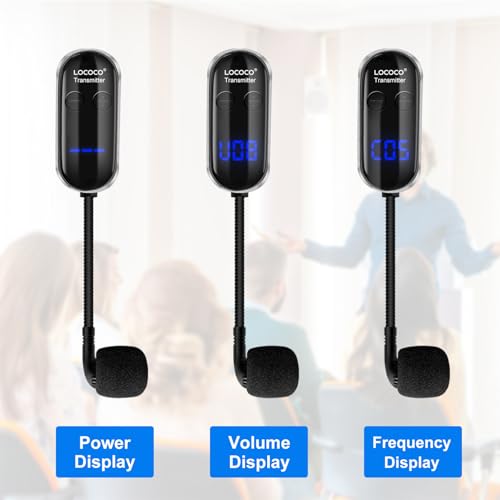 Wireless Headset Microphone Double Mic: UHF Mics Head for Two People with LED Digital Display - Head Handheld Mic 2 in 1, 165 ft Range for Voice Amplifier, Tour Guide, Teaching, Fitness, PA System - color: Silver2