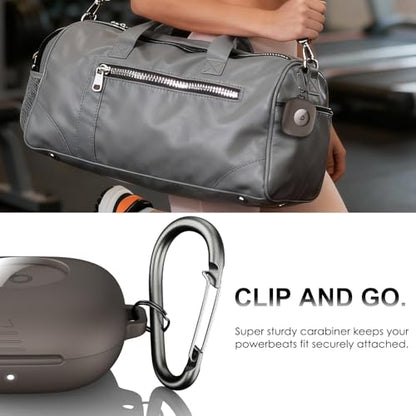 for Beats Powerbeats Fit Case Cover, Shockproof Magnetic Case - color: Grey