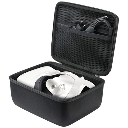 khanka Hard Case for Meta Quest 3/Oculus Meta Quest 3s Headset,Black - color: black