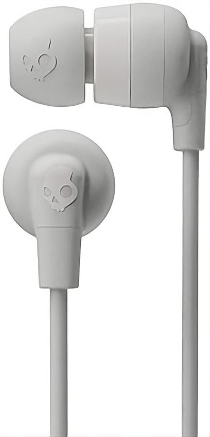 Skullcandy Ink'd Wired in-Ear Headphones with Microphone, Noise-Isolating Earbuds, 3.5mm AUX Connection, Lightweight Design, Call and Track Control – White