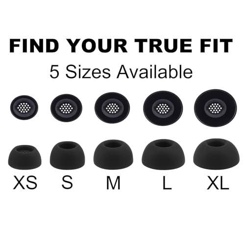 Replacement Ear Tips Compatible with JBL Tour Pro 3 Earbuds | Soft Silicone Eartips with Portable Storage Box