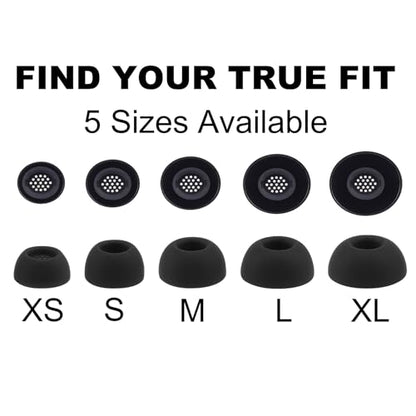 Replacement Ear Tips Compatible with JBL Tour Pro 3 Earbuds | Soft Silicone Eartips with Portable Storage Box