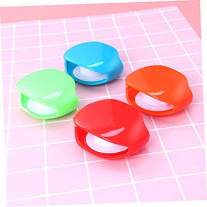 Vaguelly Automatic Cord Winder for Earphones and Data Cables Retractable Organizer Box for Travel Compact Storage Solution in Orange