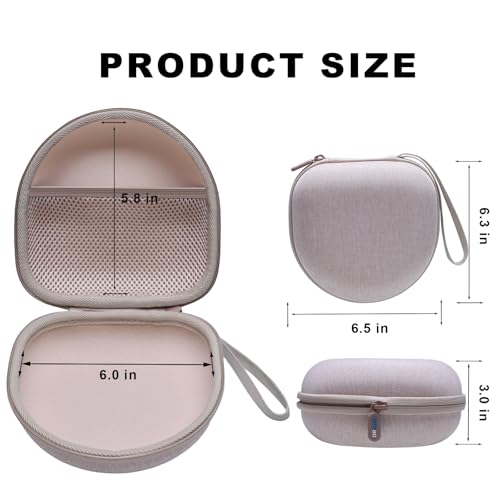 Headphone Case for Skullcandy Crusher/Hesh/Evo Headphone, Khaki - color: Khaki