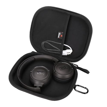 Mchoi Hard Travel Case Replacement for JBL Tune 500BT / 510BT / 520BT On-Ear Wireless Bluetooth Headphone, Case Only - color: Black