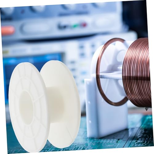 ABOOFAN 3PCS Copper Wire Storage Reel Heavy Duty Cable Organizer for Audio Accessories Portable Tie Wire Reel Sturdy Design for Easy Use