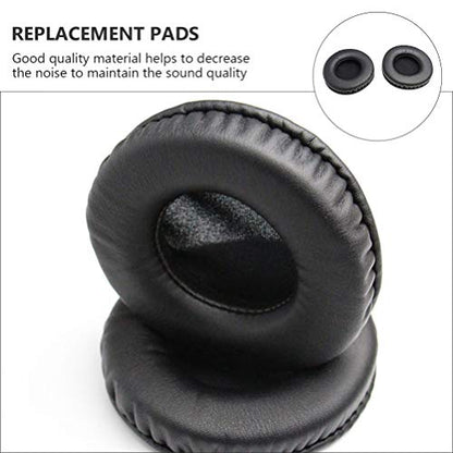 Uonlytech Headphone Ear Cushions Round Headset Ear Pads Earmuffs Replacement for Headset Headphone 80mm Black
