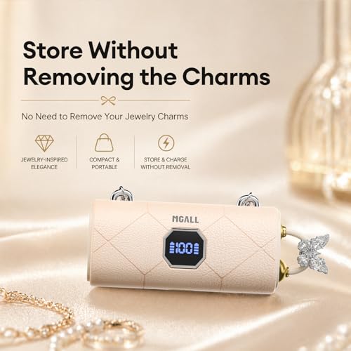 Clip On Earbuds with Detachable Diamond Butterfly Earrings, Bluetooth 6.0 Open Ear Earbuds for Women, Led Display Leather Texture Charging, Comfortable Fit, Sports, Daily Wearers&Gifts, X22 Beige - color: Beige-Silver Butterfly Diamond Earrings