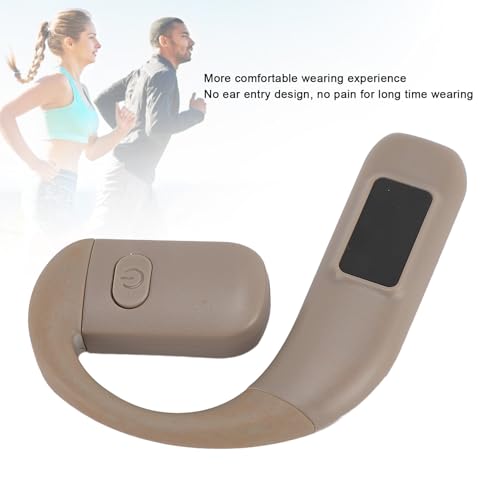 Yunseity Bluetooth Headset, Single Ear Noise Cancelling Wireless Earpiece with 180 Degree Rotatable Microphone and 30H Playtime, for Running Cycling Hiking Outdoor Sports (Gray) - color: Gray