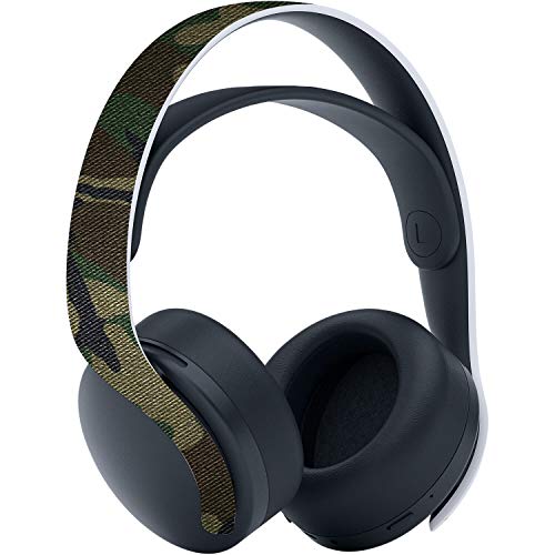 PlayVital Army Green Camouflage Full Set Skin Decal for ps5 Console Disc Edition, Sticker Vinyl Decal Cover for ps5 Controller & Charging Station & Headset & Media Remote - color: Army Green Camouflage
