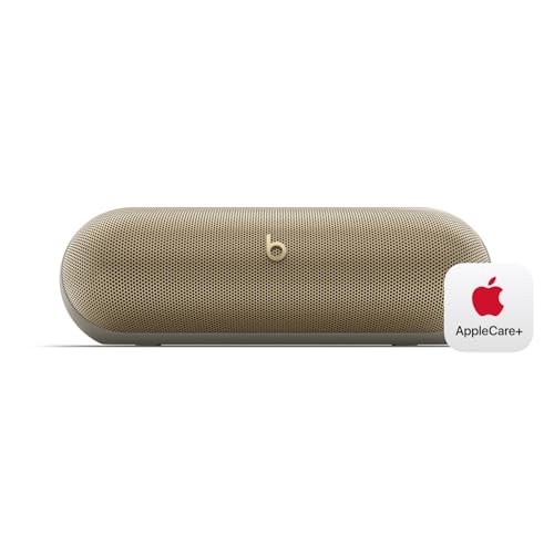 Beats Pill - Wireless Bluetooth Speaker with AppleCare+ (2 Years) - Champagne Gold - color: Champagne Gold, style: With AppleCare+